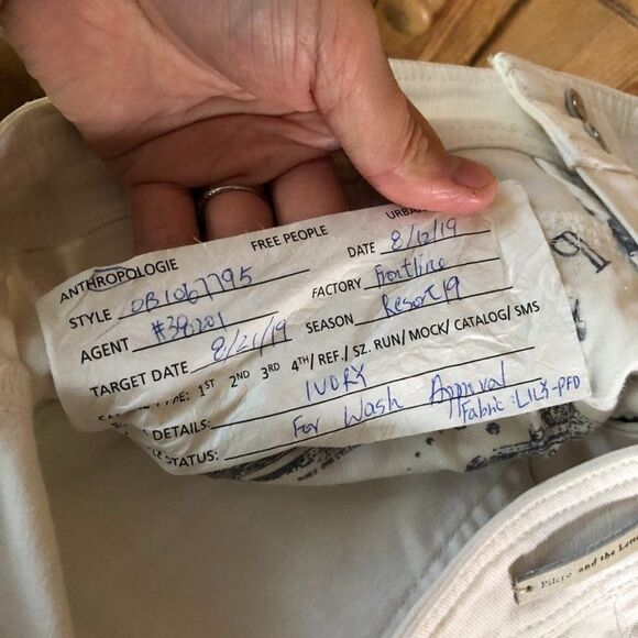 AS IS Pilcro and the Letterpress 28 Sample Jeans - Picture 7 of 7